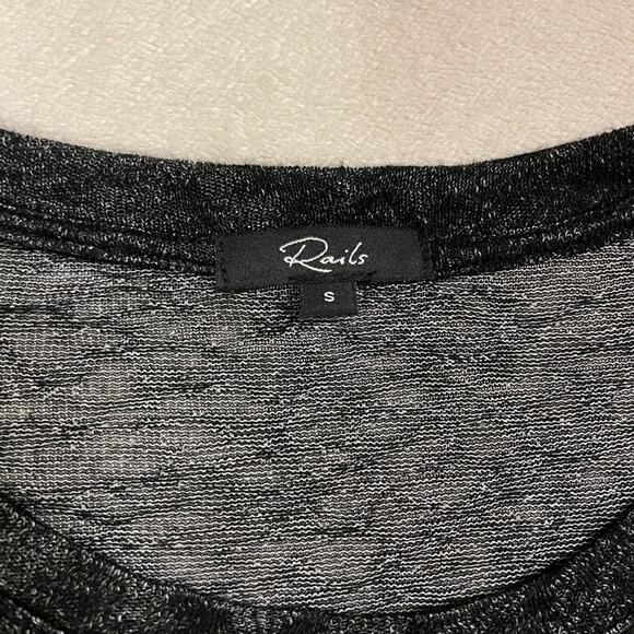 Rails Short Sleeve Crewneck Tee Size S - Picture 2 of 5